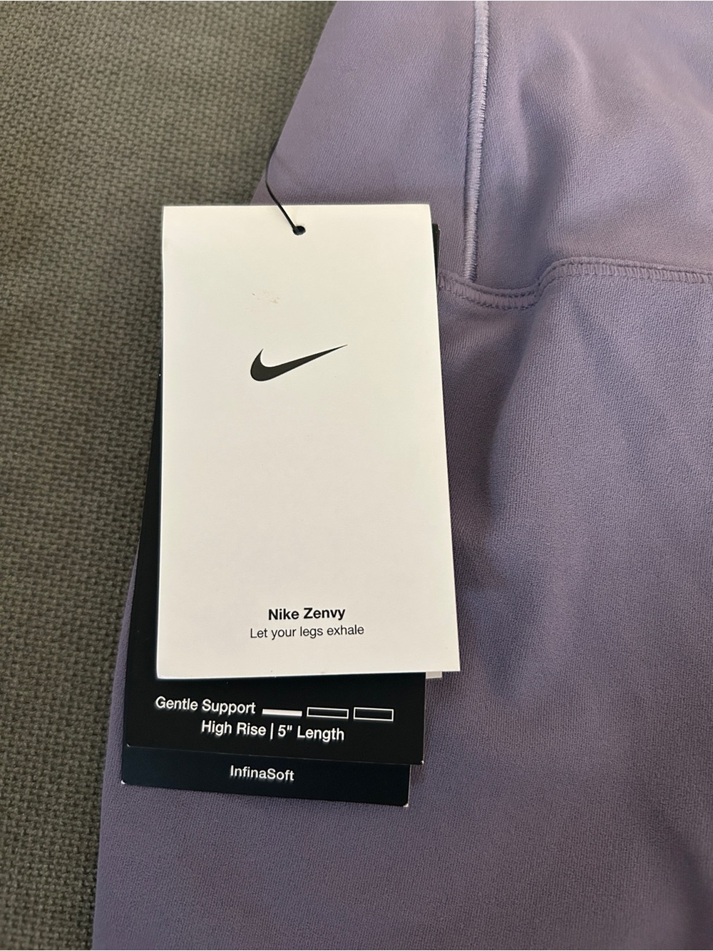 Nike Zenvy High-Rise Leggings small daybreak 5 inch NWT